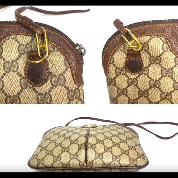 Authentic Vintage Monogram Gucci Crossbody Bag - Picture 8 of 12